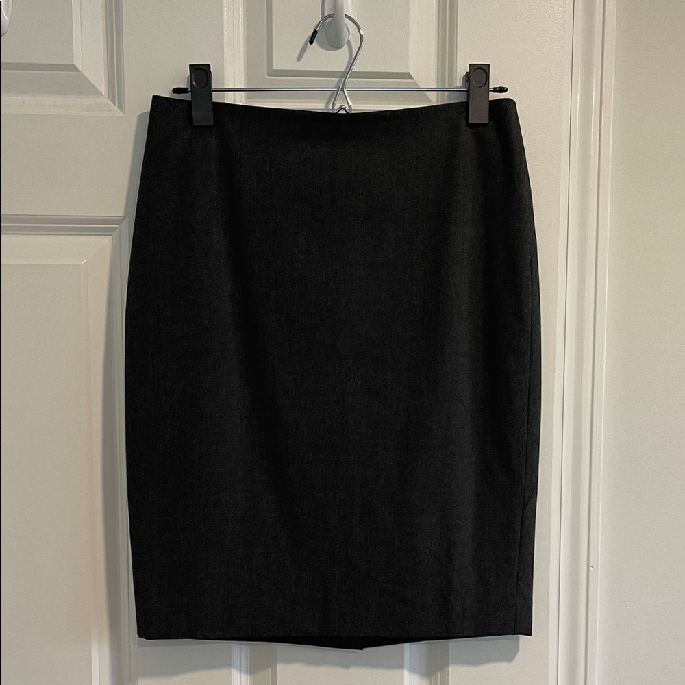 Ann Taylor Classic Gray Pencil Skirt